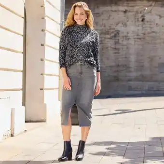 NKD Damen-Jeansrock mit Schlitz Angebot