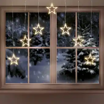 NKD LED-Sternenvorhang mit 7 Sternen Angebot