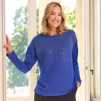 NKD Damen-Pullover mit Strassstein-Besatz Angebot