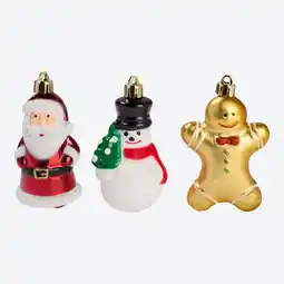 NKD Weihnachtsbaum-Anhänger-Figuren, 3er-Set, Höhe ca. 9 cm Angebot