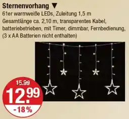 V Markt Sternenvorhang Angebot