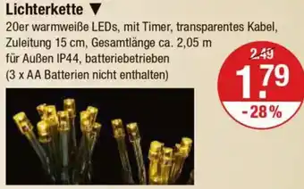 V Markt Lichterkette Angebot