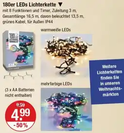 V Markt 180er LEDs Lichterkette Angebot