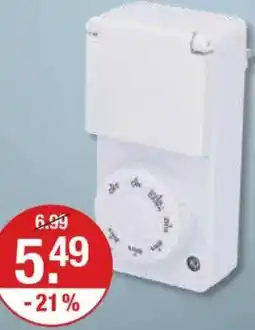 V Markt Zeitschaltuhr mit Countdown- und Dämmerungsfunktion Angebot