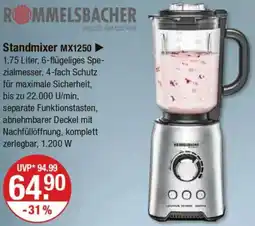 V Markt ROMMELSBACHER Standmixer MX1250 Angebot