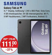 V Markt SAMSUNG Galaxy Tab A9 Angebot