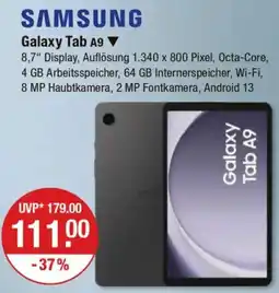 V Markt SAMSUNG Galaxy Tab A9 Angebot