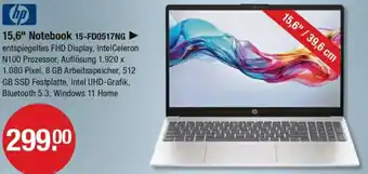 V Markt hp 15,6" Notebook 15-FD0517NG Angebot