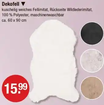 V Markt Dekofell Angebot