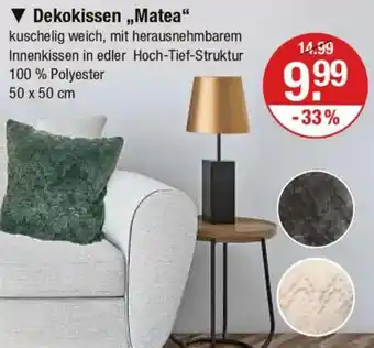 V Markt Dekokissen ,,Matea" Angebot