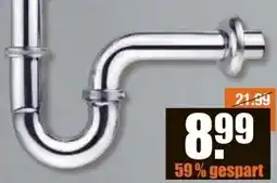 V Baumarkt Waschtisch-Röhren-Geruchsverschluss Angebot