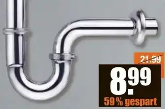 V Baumarkt Waschtisch-Röhren-Geruchsverschluss Angebot