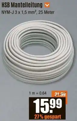 V Baumarkt HSB Mantelleitung Angebot