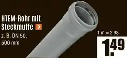 V Baumarkt MARLEY HTEM-Rohr mit Steckmuffe Angebot