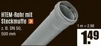 V Baumarkt MARLEY HTEM-Rohr mit Steckmuffe Angebot