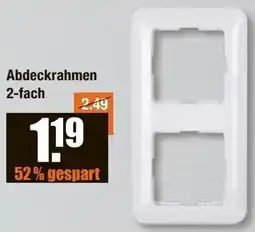 V Baumarkt Kopp Abdeckrahmen 2-fach Angebot