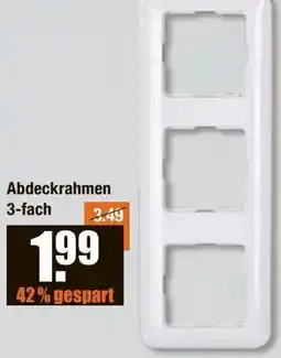 V Baumarkt Kopp Abdeckrahmen 3-fach Angebot