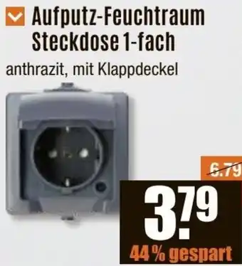 V Baumarkt Kopp Aufputz-Feuchtraum Steckdose 1-fach Angebot