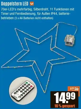 V Baumarkt Doppelstern LED Angebot