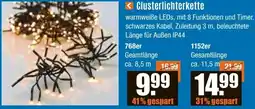 V Baumarkt Clusterlichterkette Angebot
