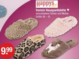 V Markt Happys Damen Hauspantolette Angebot