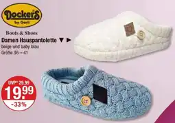 V Markt Docker's Damen Hauspantolette Angebot