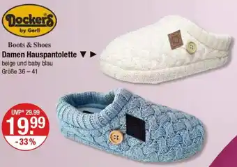 V Markt Docker's Damen Hauspantolette Angebot