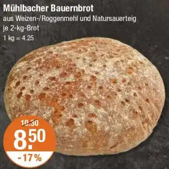 V Markt Mühlbacher Bauernbrot Angebot