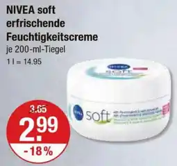 V Markt NIVEA soft erfrischende Feuchtigkeitscreme Angebot