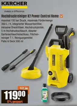 V Baumarkt KARCHER Hochdruckreiniger K2 Power Control Home Angebot