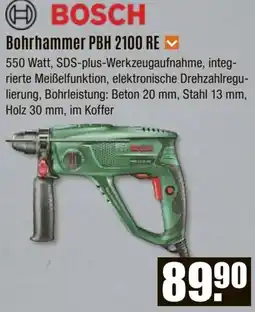 V Baumarkt BOSCH Bohrhammer PBH 2100 RE Angebot