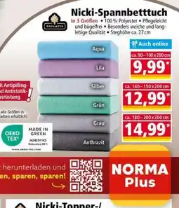 Norma Nicki-Spannbetttuch Angebot
