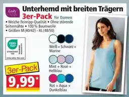 Norma Unterhemd mit breiten Trägern 3er-Pack Angebot