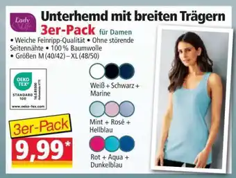 Norma Unterhemd mit breiten Trägern 3er-Pack Angebot