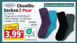 Norma Chenille-Socken 2 Paar Angebot