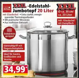 Norma XXXL-Edelstahl-Jumbotopf 20 Liter Angebot
