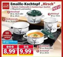 Norma Emaille-Kochtopf „Hirsch“ Angebot
