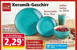Norma Keramik-Geschirr Angebot