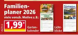 Norma Familienplaner 2026 Angebot