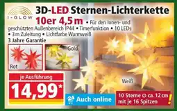 Norma 3D-LED-Sternen-Lichterkette Angebot