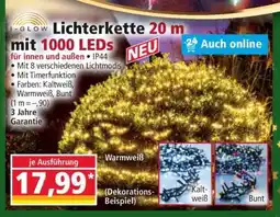 Norma Lichterkette 20 m mit 1000 LEDs Angebot