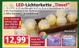 Norma LED-Lichterkette „Tinsel“ Angebot