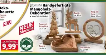 Norma Handgefertigte Mangoholz-Dekoration Angebot
