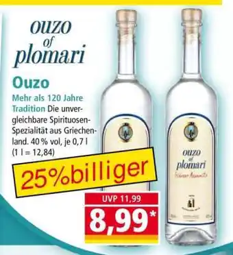 Norma OUZO of Plomari Angebot