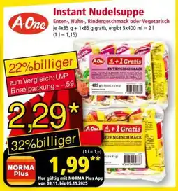 Norma Instant Nudelsuppe Angebot