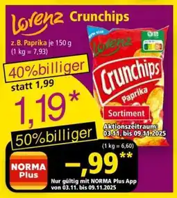 Norma LORENZ Crunchips Angebot