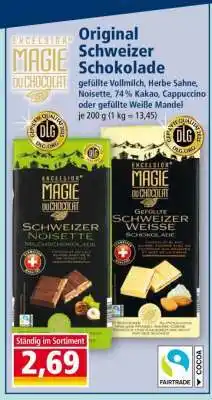 Norma Original Schweizer Schokolade Angebot