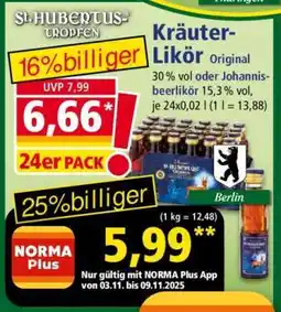 Norma Kräuter-Likör Original Angebot
