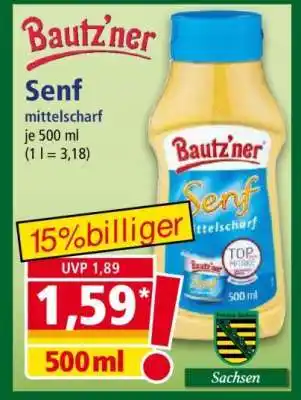 Norma BAUTZ'NER Senf Mittelscharf Angebot