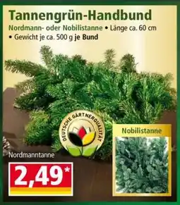 Norma Tannengrün-Handbund Angebot